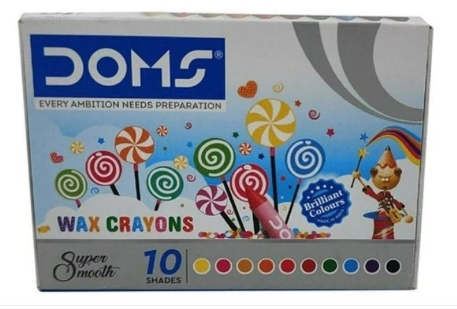 Wax crayons 10 shades