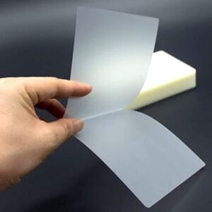 ID Card & Aadhar Card Size Lamination Pouch Sheets- Pack of 100 Sheets
