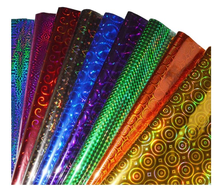 Metalic wraping gift cover